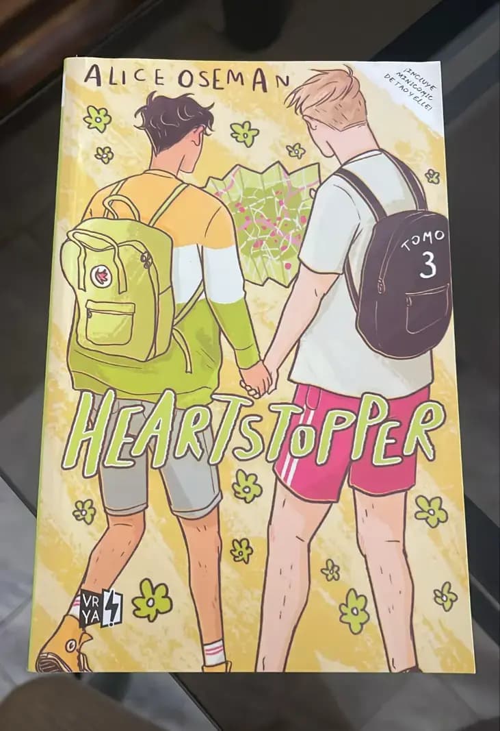 Portada de Heartstopper - Tomo 3