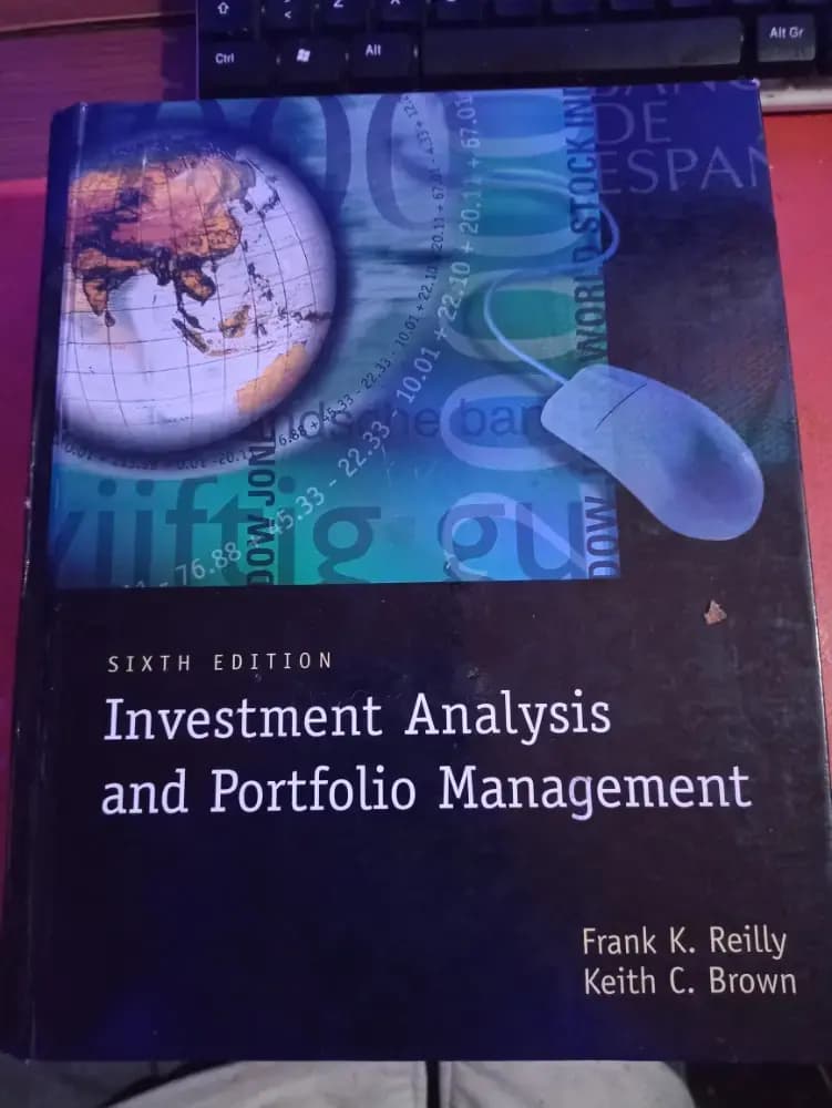 Investment Analysis and Portfolio Management (6th Ed.) - Imagen 1