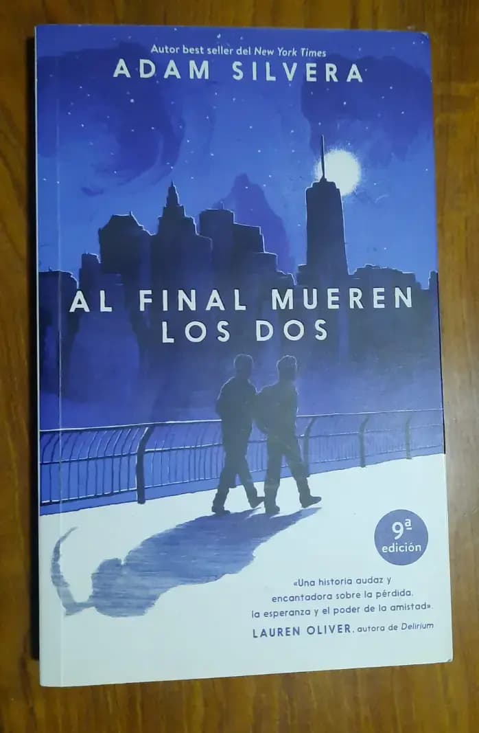 Portada de Al Final Mueren Los Dos - Adam Silvera