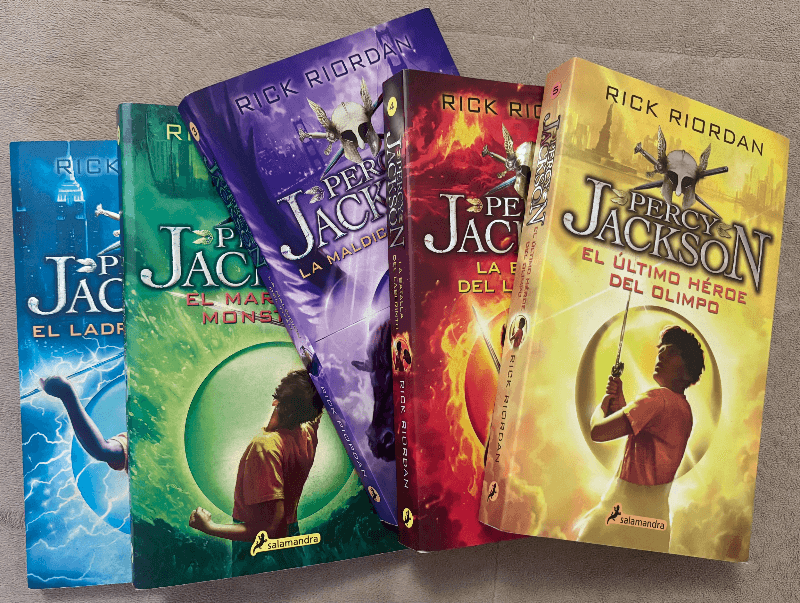 Portada de Saga Percy Jackson y Los Dioses del Olimpo
