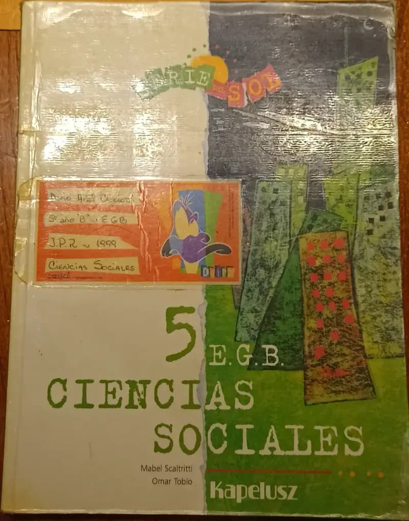 Ciencias Sociales 5° Egb - Imagen 1